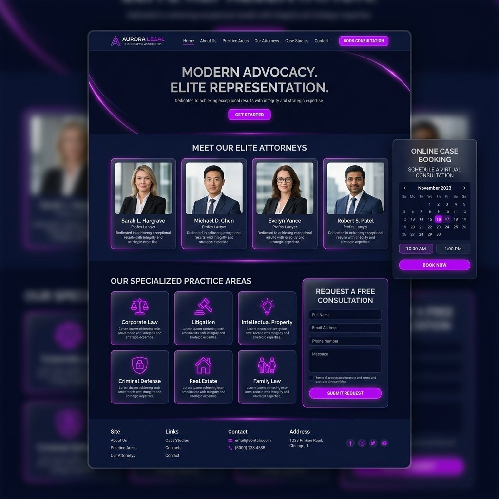 HNify Custom Law Firm Web Design Workspace