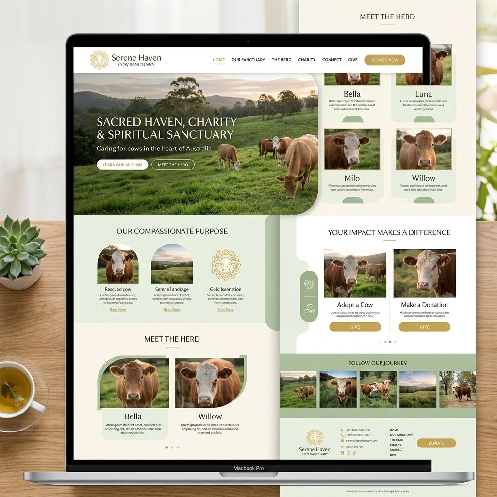 Nandini Gaushala Website Preview