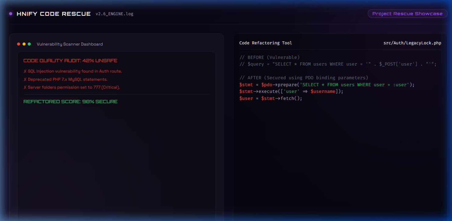 HNify Technical Code Recovery Workspace