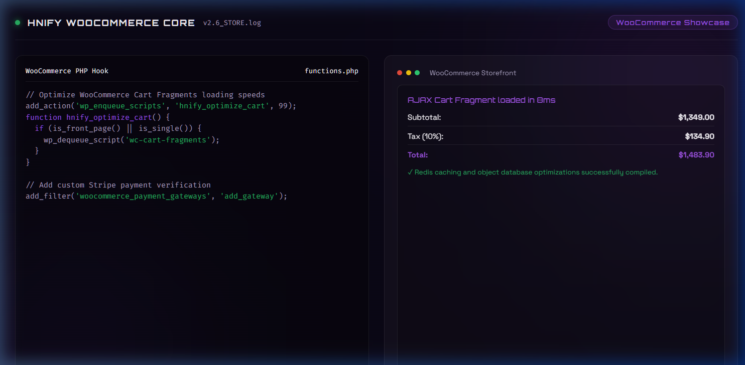 HNify WooCommerce Development — Custom WordPress Ecommerce Store