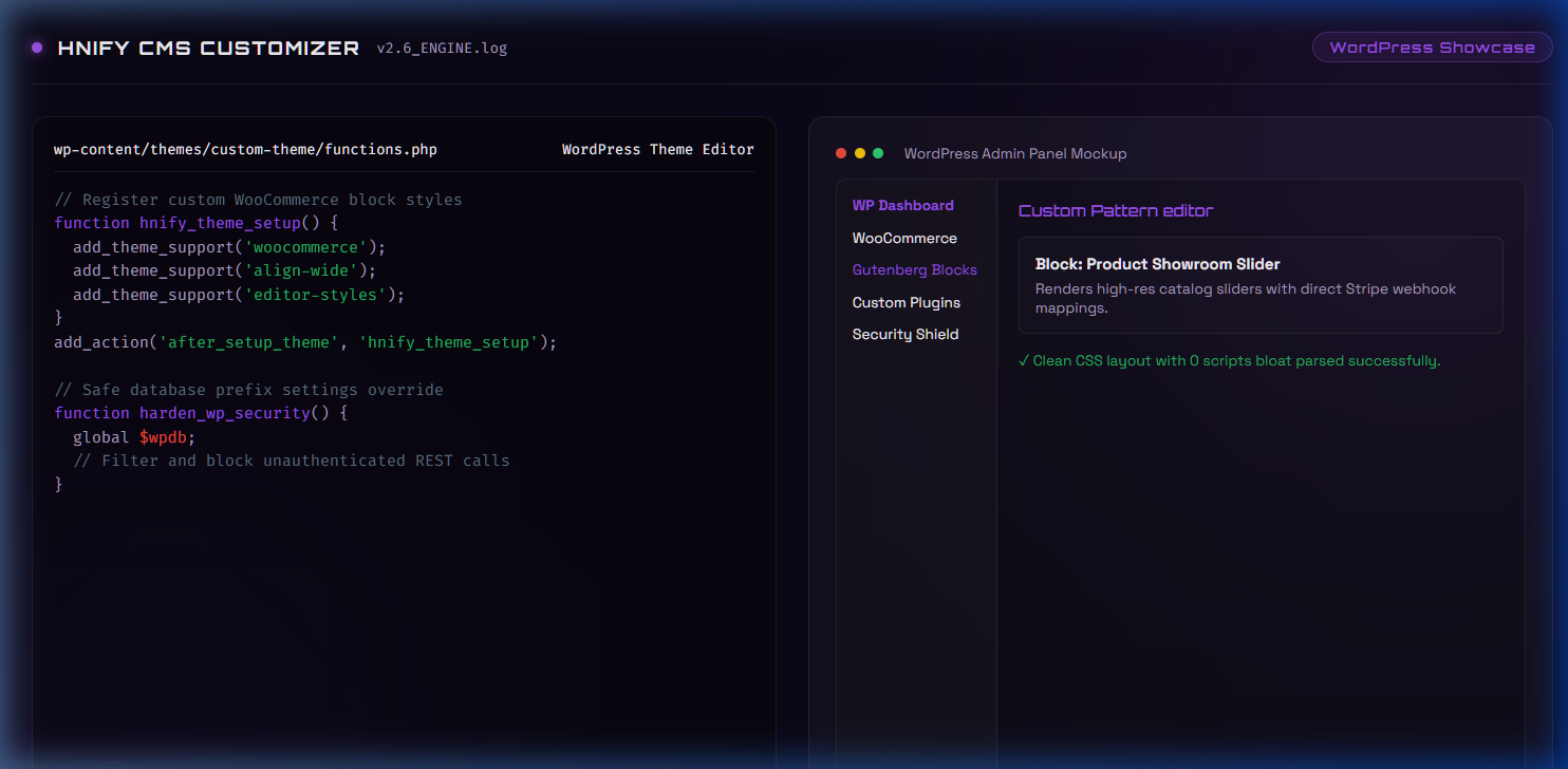 HNify Custom WordPress Development Workspace